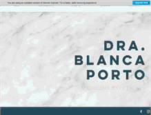 Tablet Screenshot of drablancaporto.com